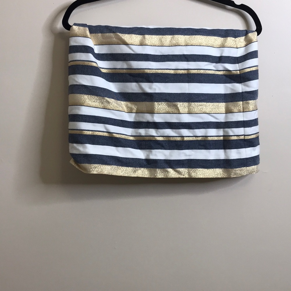 jcrew stripped skirt